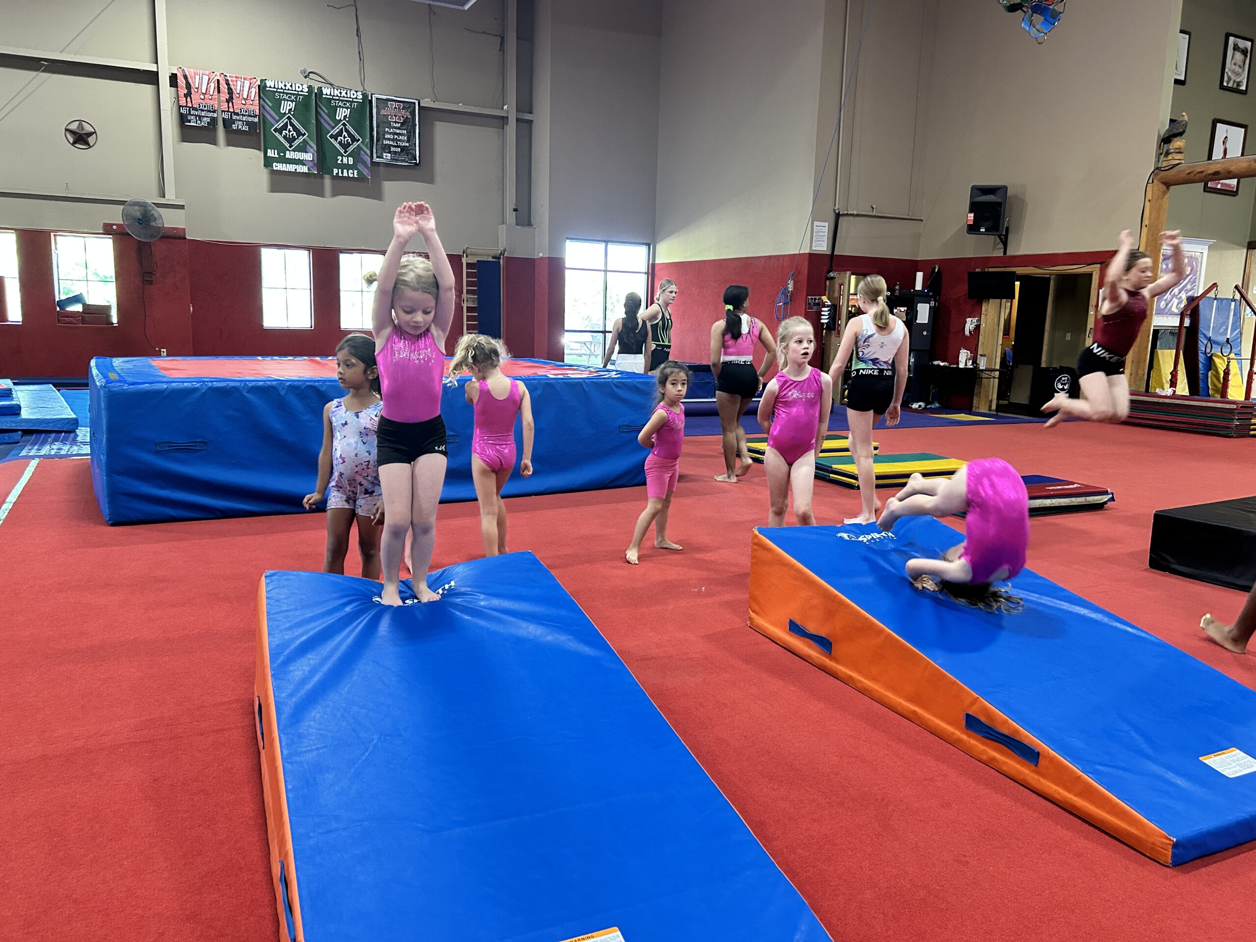 Gymnastics Win Kids Sports Center Flower Mound TX